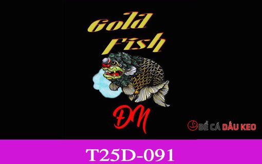 Tranh 3d bể cá vàng T25D-91