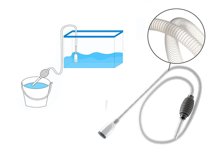 Cách thay nước hồ cá bằng ống đơn giản hiệu quả tại nhà