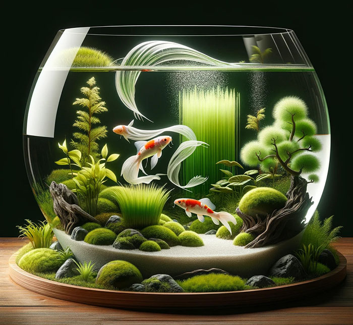 Thiết kế bể cá koi mini đẹp