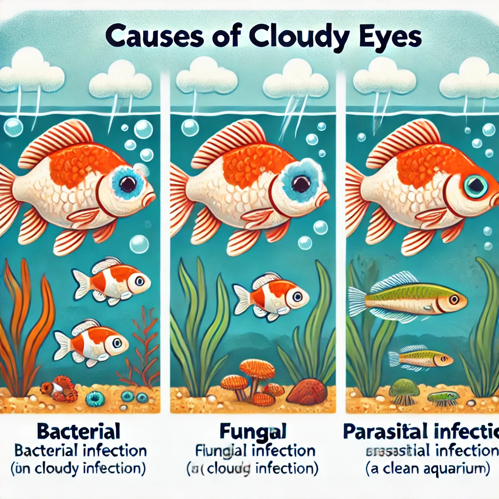 Bệnh đục mắt ở cá: Nguyên nhân cá bị và cách chữa trị