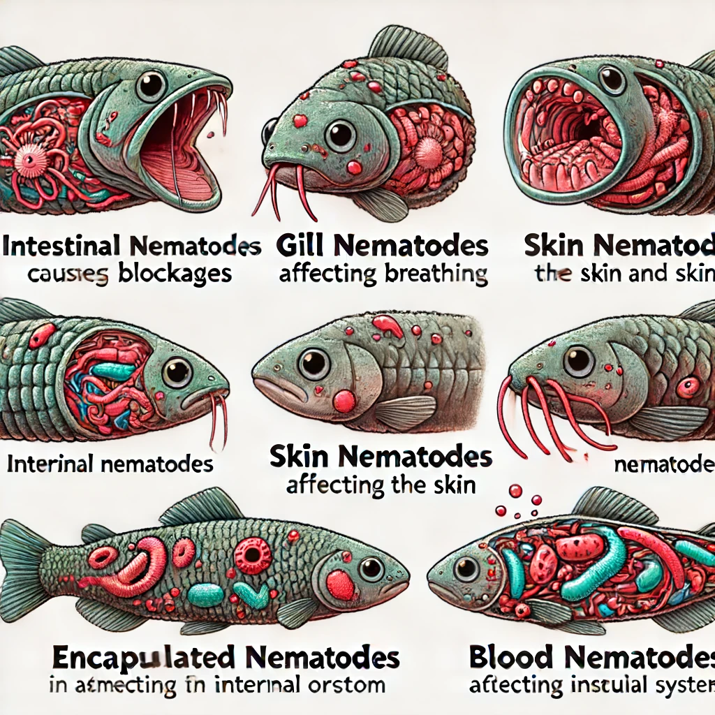 Bệnh tuyến trùng ở cá: Các loại tuyến trùng và cách đặc trị