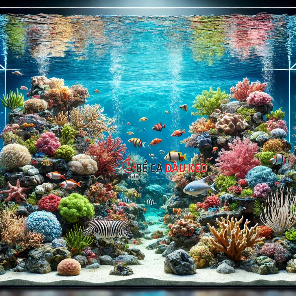 Hướng dẫn setup bể cá nước mặn 60cm