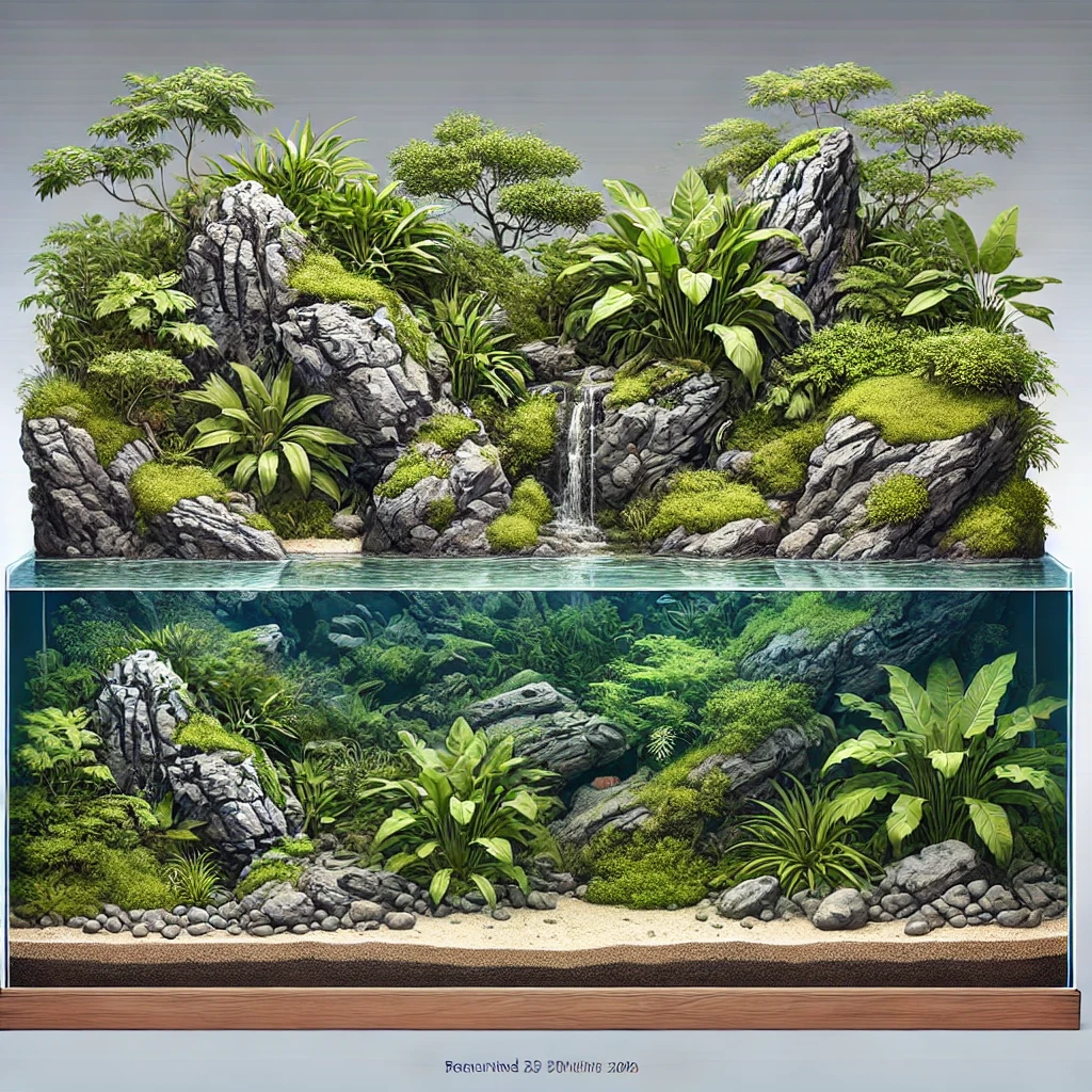 Hướng dẫn setup bể bán cạn Vivarium