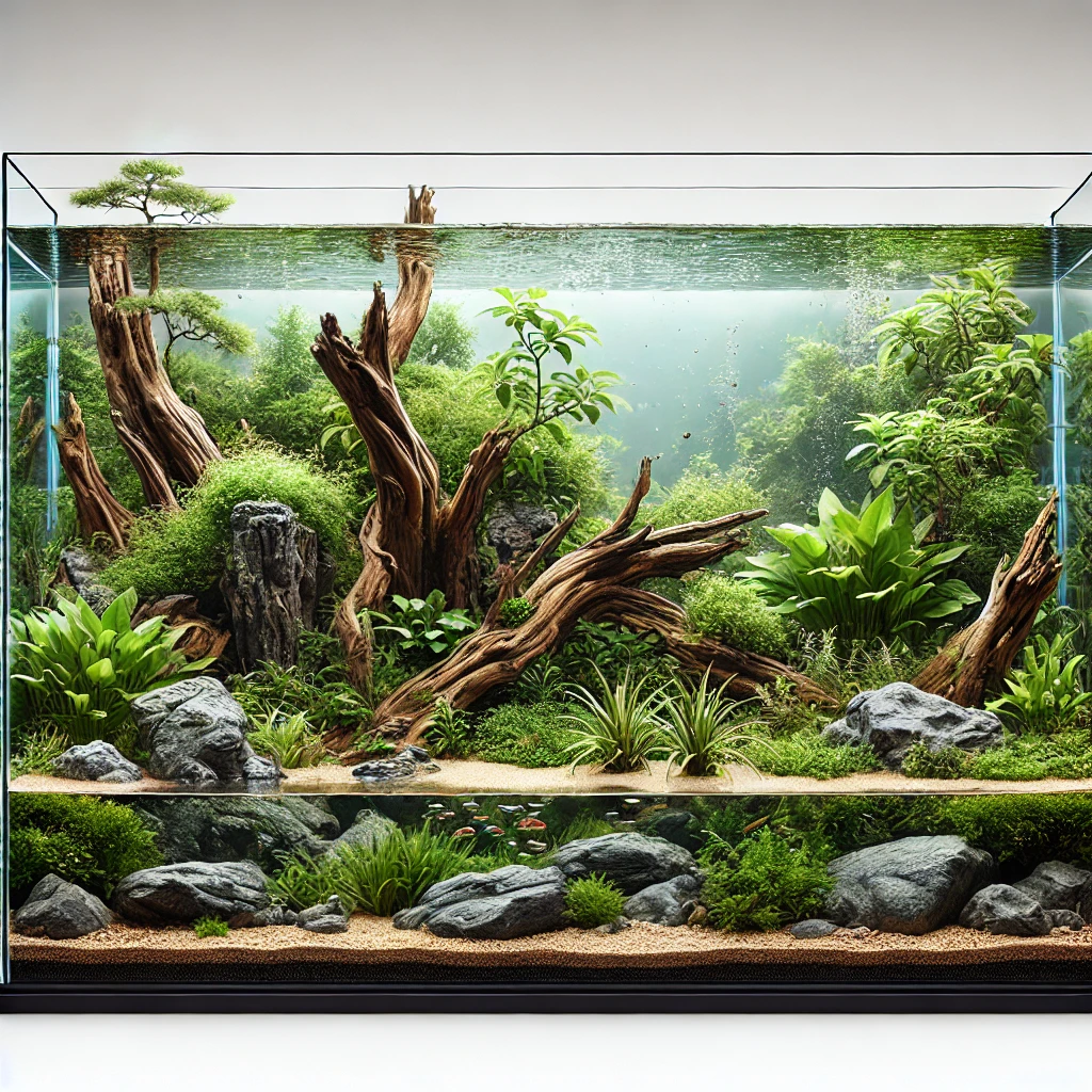 Hướng dẫn setup hồ bán cạn kiểu Paludarium