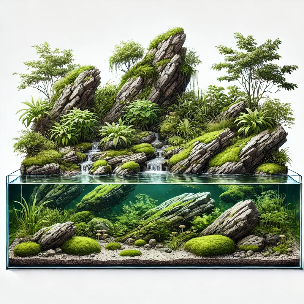 Hướng dẫn setup bể bán cạn Vivarium