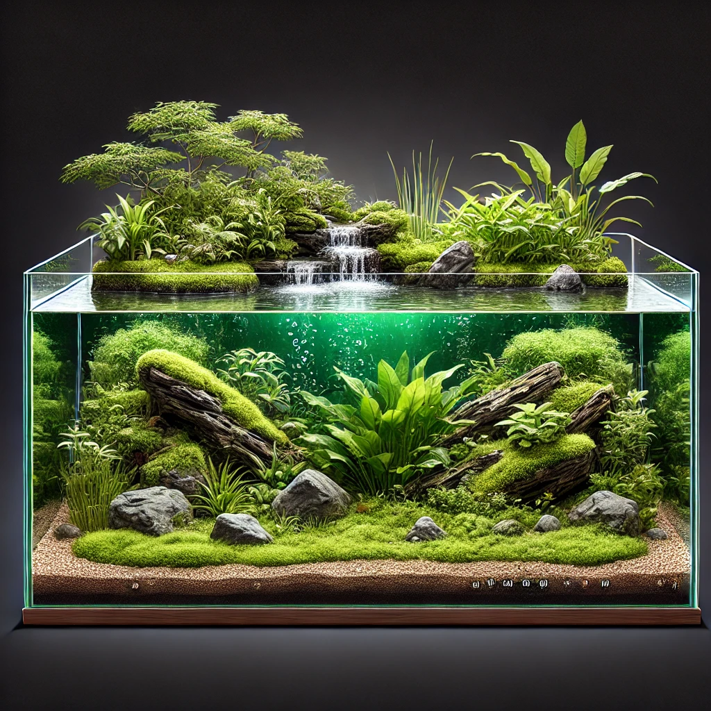Hướng dẫn setup bể bán cạn Vivarium