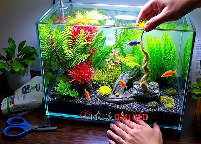 cách setup bể cá thủy sinh cho người mới bắt đầu