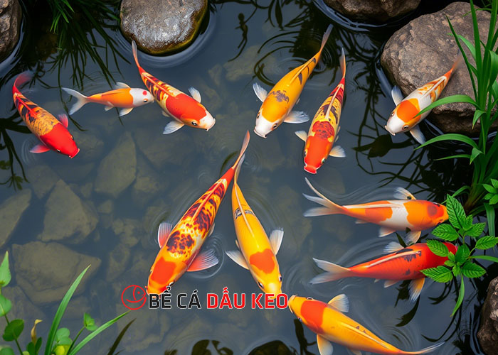 mẹo kiểm soát tảo trong hồ Koi
