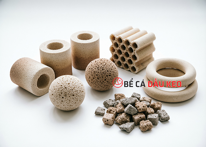 Sứ lọc nước hồ cá - Vật liệu lọc bể cá chất lượng giá tốt